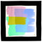 Pochette / Petit foulard en soie "Brushstroke Blocks"